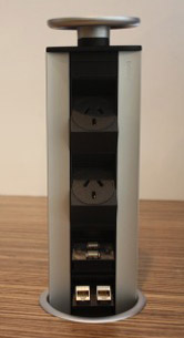 EVOline Benchtop Pop-up Power Tower - 2x Power, 2x USB PC Connection, 2x Data